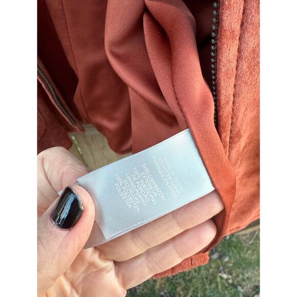 Vintage Liz Claiborne Suede Zip Front Jacket - Picture 7 of 9